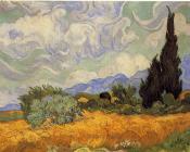 Vincent Van Gogh : Wheatfield with Cypresses